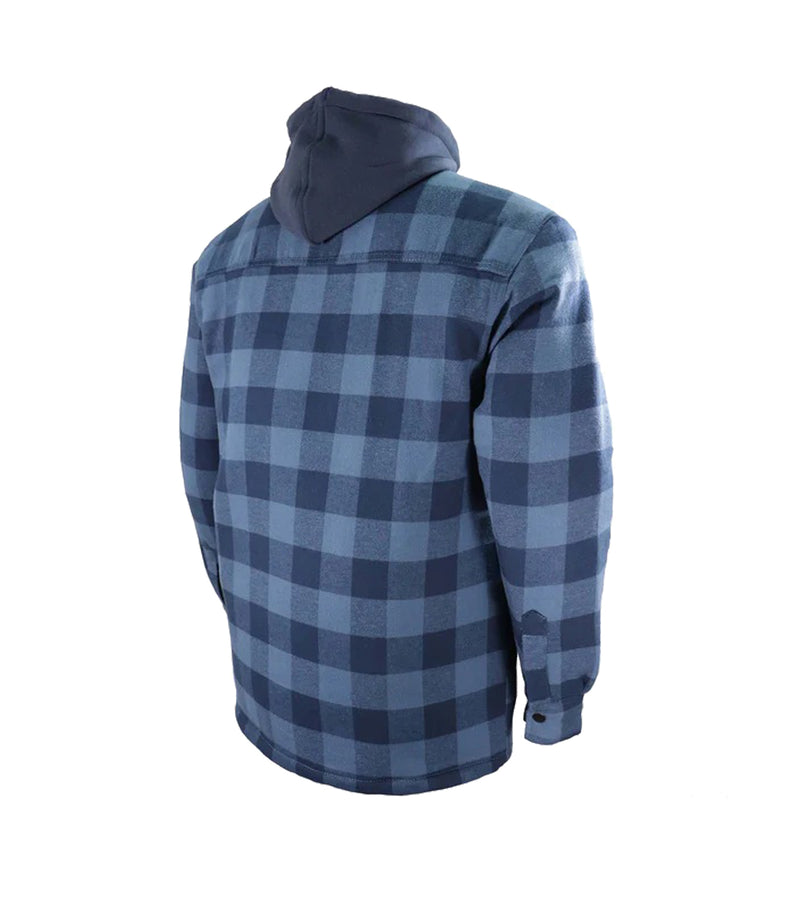 Veste de travail flanelle doublée avec capuchon 626DCF - Gatts