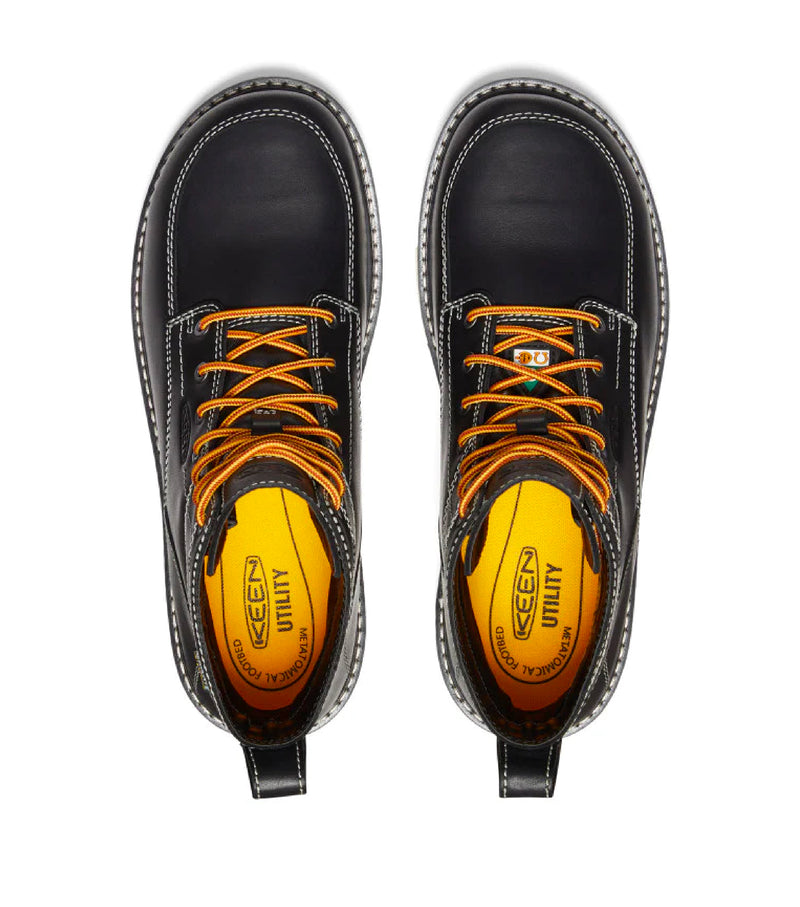 6'' Work Boots San Jose (Black) with Waterproof Membrane – Keen