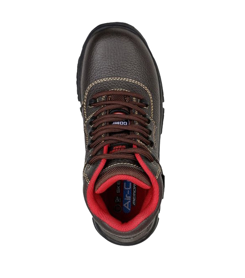 Bottillons de travail Coralrow avec tige en cuir - Skechers