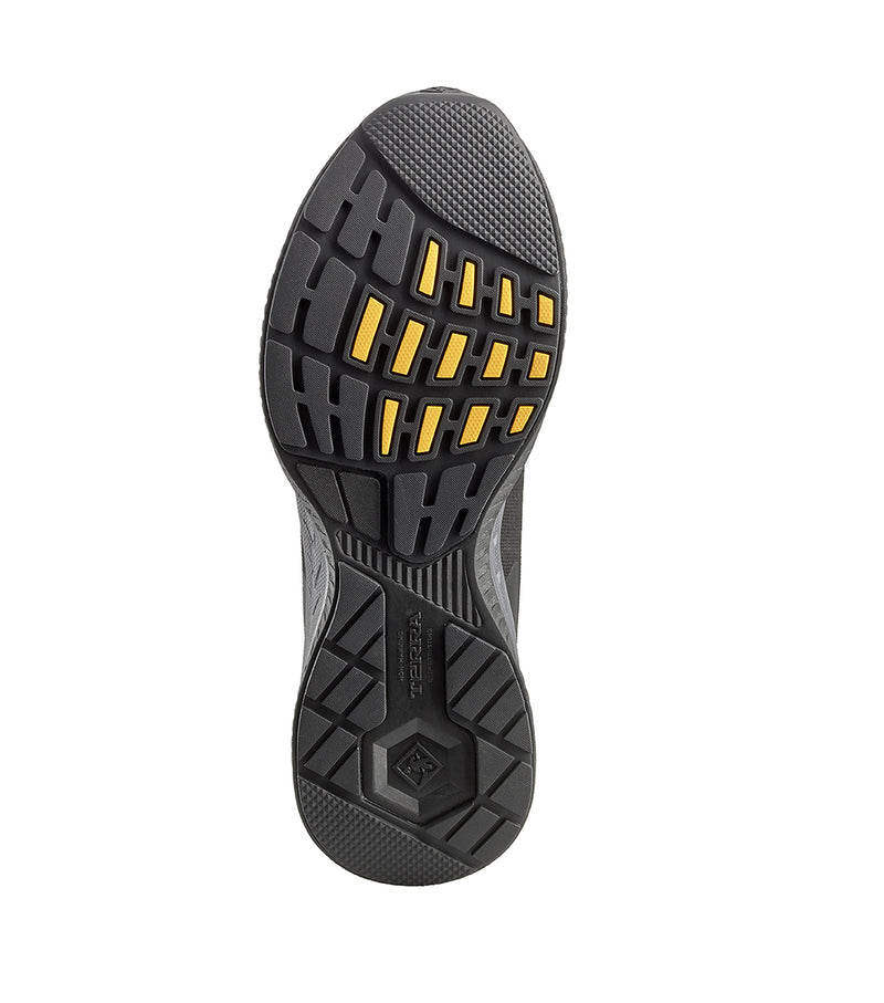 Souliers de travail Eclipse (Noir/Jaune) sans métal - Terra