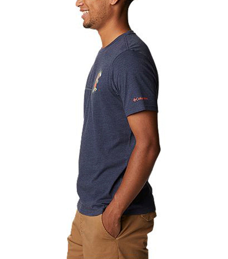 MISSION TRAILS Men's Short Sleeve T-Shirt - Columbia