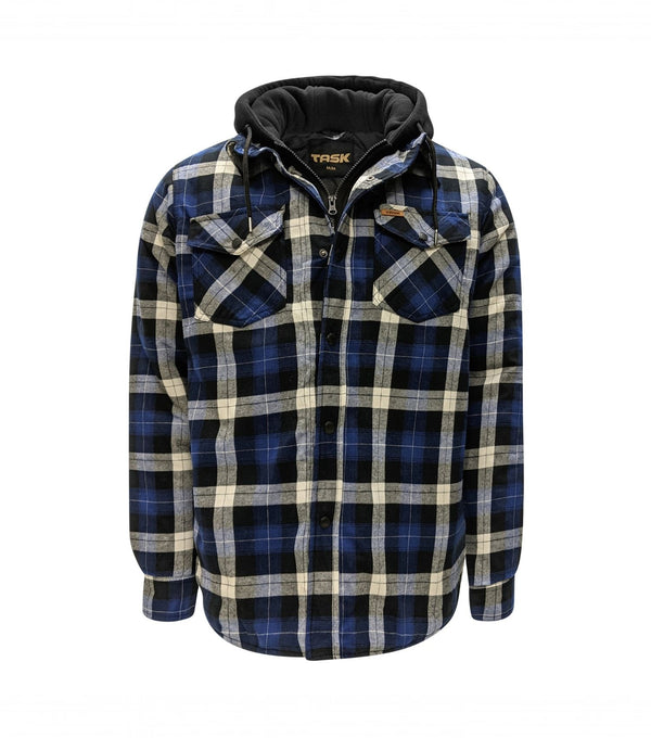 Flannel Hoodie with Insulation - Task