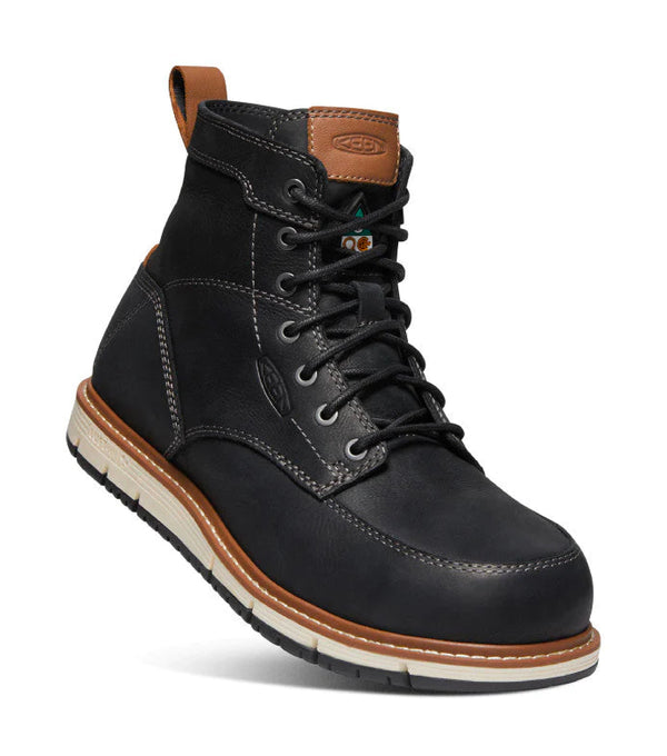 6'' Work Boots San Jose (Black) with Aluminum Toe – Keen
