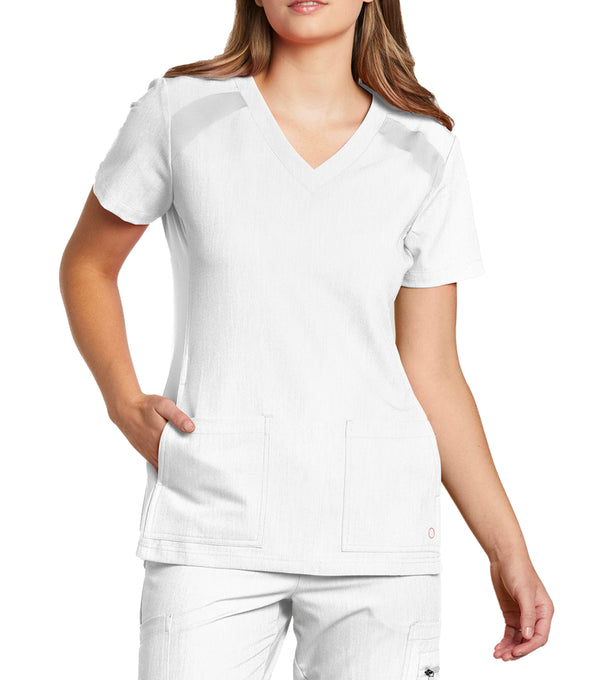 Uniform Top V-neck with 4 Pockets 950 White – Whitecross