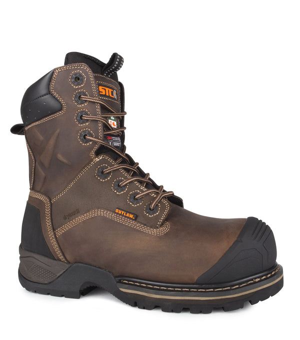8" work boots Rebel with waterproof membrane - STC