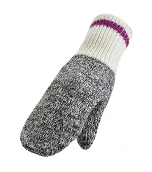 Marled Mitten 2082-894 Gray/Pink - Duray