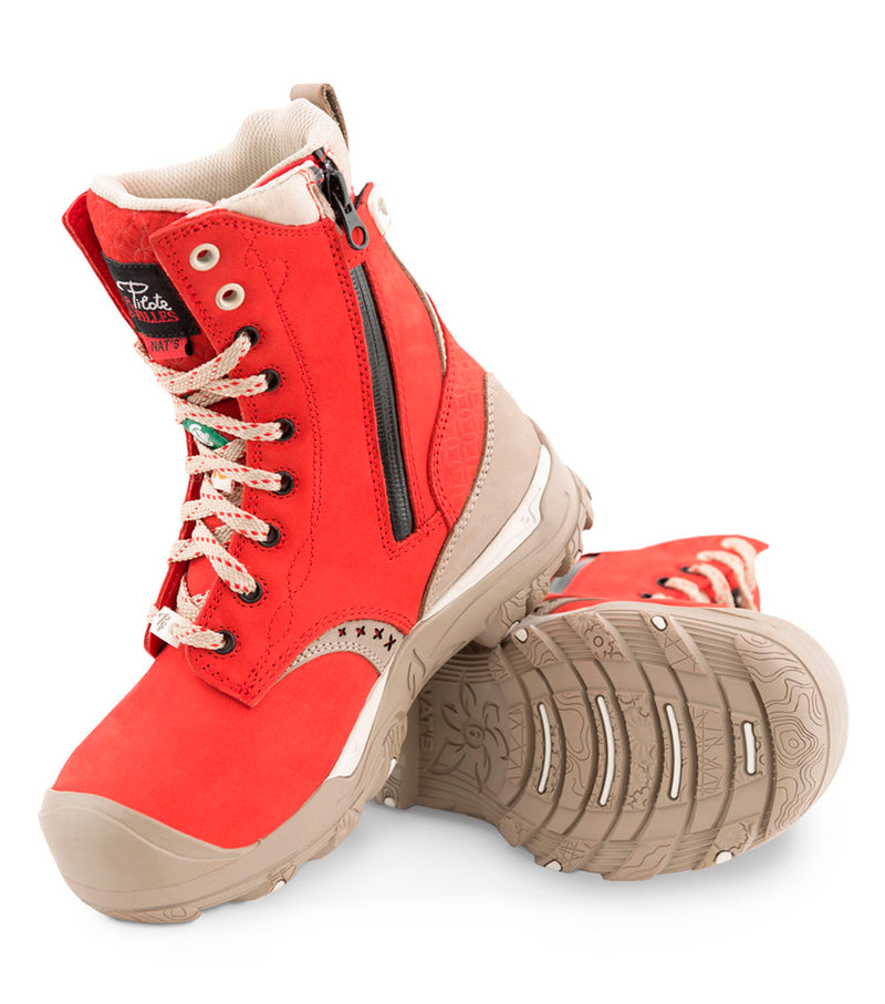 8 '' PF648 waterproof work boots, women - Pilote & Filles