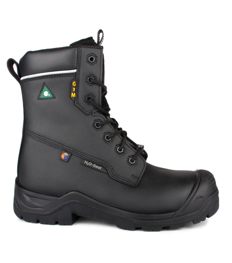 8" Work Boots G2M Metal Free Wide Fit, Unisex - Acton