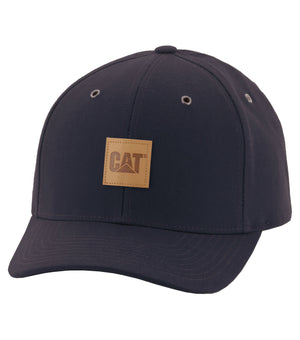 1120252 Cap with Leather Logo - Caterpillar