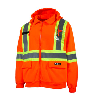 25-410REF Polar Coat with Orange Reflective Stripe - Ganka