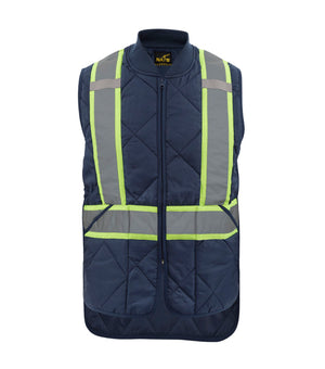 Safety Vest HV037 with Reflective Stripes and Padded - Nat's