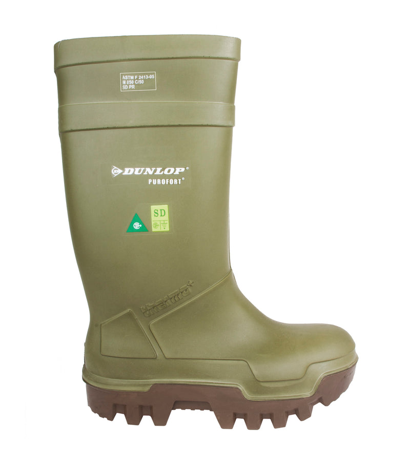 Synthetic Rubber boots (PU) Thermo - Dunlop 