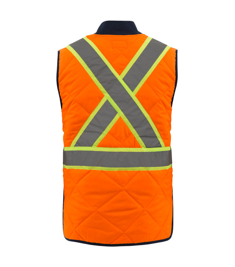Safety Vest HV037 with Reflective Stripes and Padded - Nat's