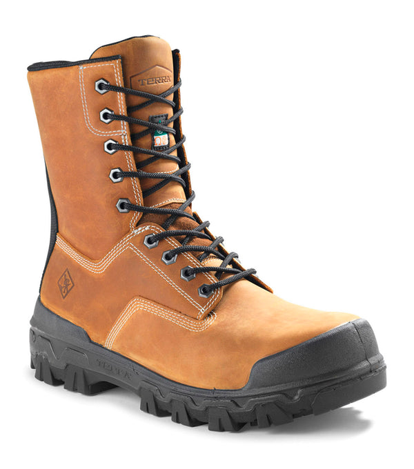 8" work boots Sentry 2020 waterproof leather - Terra