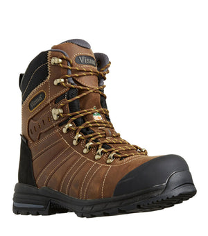 8" work boots C98 with 200g Thinsulate insulation & metal free - Vismo