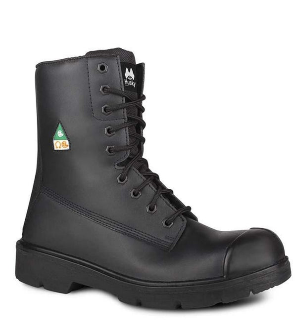 8'' Work Boots 0105 in Leather, unisex - Husky