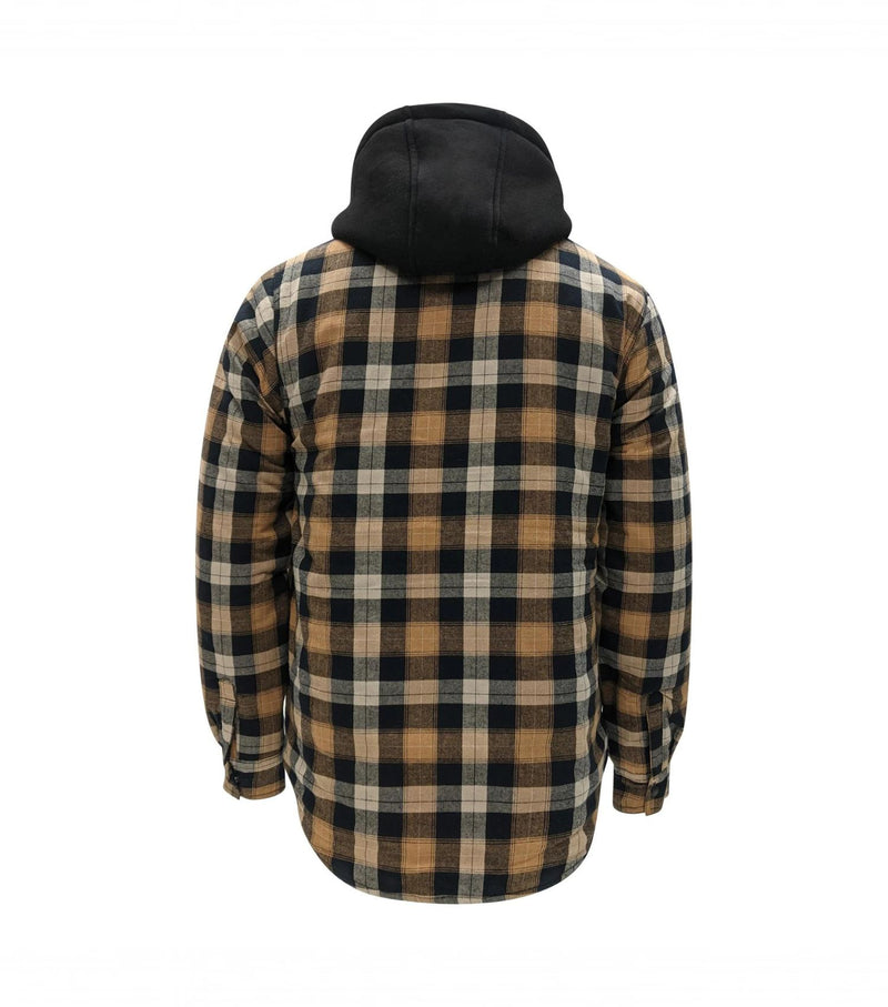 Flannel Hoodie With Insulation - Task