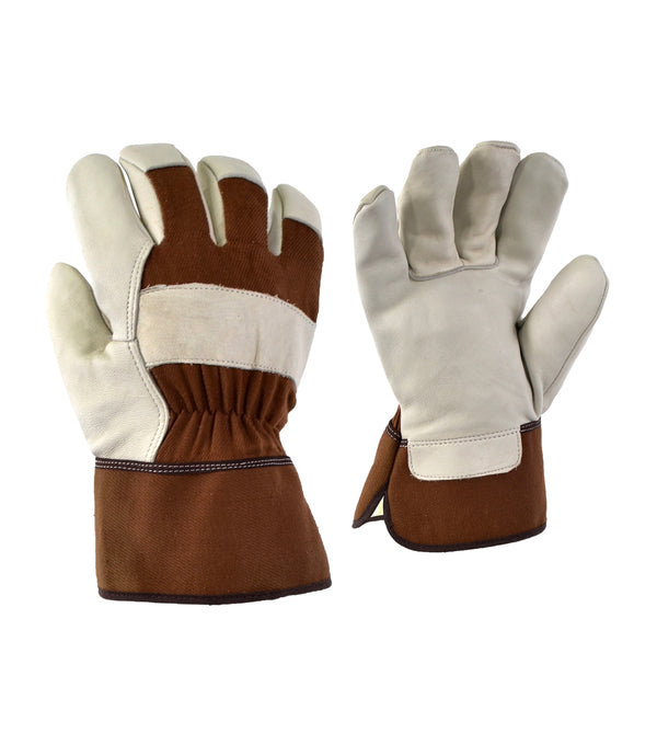 Cowgrain Leather Lined Work Glove 24-61-BW - Ganka