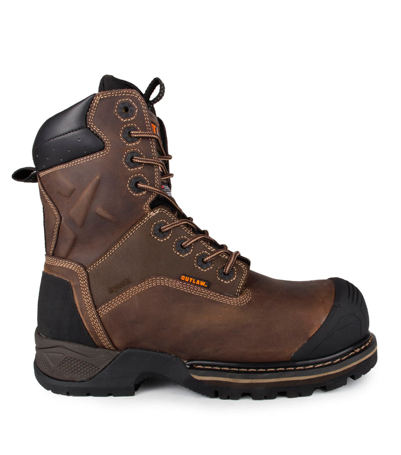 8" work boots Rebel with waterproof membrane - STC