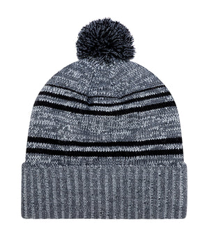 0530M Brim Toque with Pompom - AJM