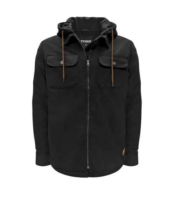 Work Jacket with Sherpa Lining and Hood - Task