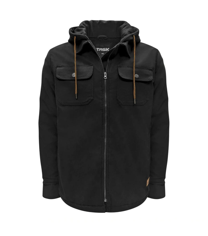 Work Jacket with Sherpa Lining and Hood - Task