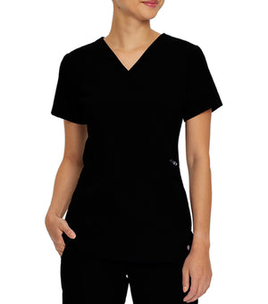 Haut d'uniforme Encolure en V à 3 poches 796 Noir – Whitecross