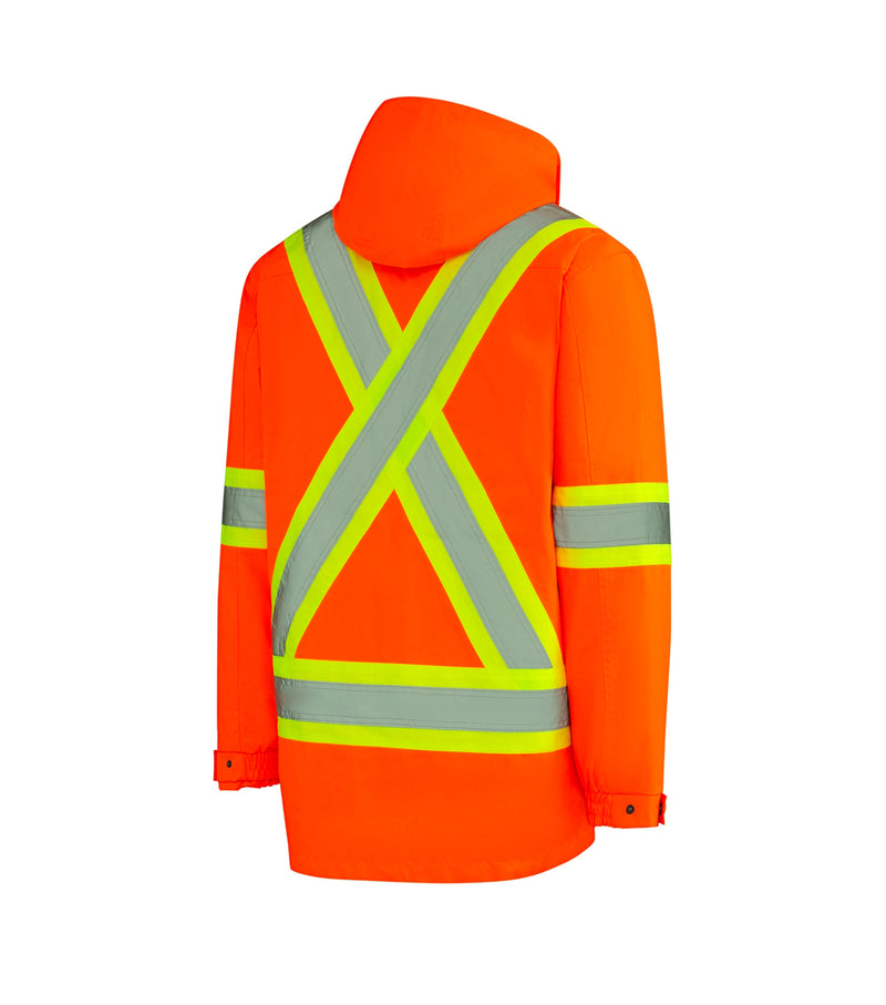 Manteau 5 dans 1 orange 89-650-1 - Ganka