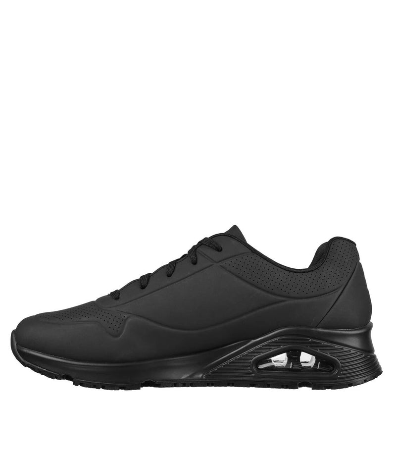 Shoes Relaxed Fit Uno - Men - Black - Skechers
