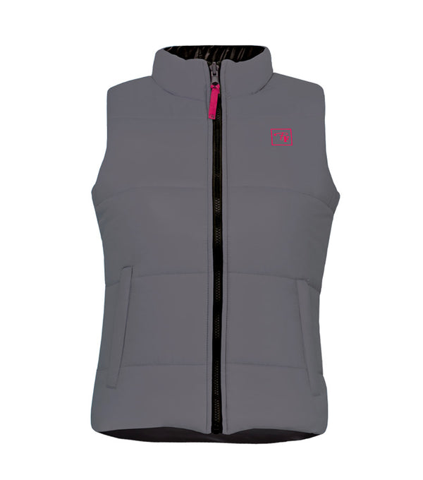 Insulated Jacket in High Density Polyester 495 Gray - Pilote et Filles